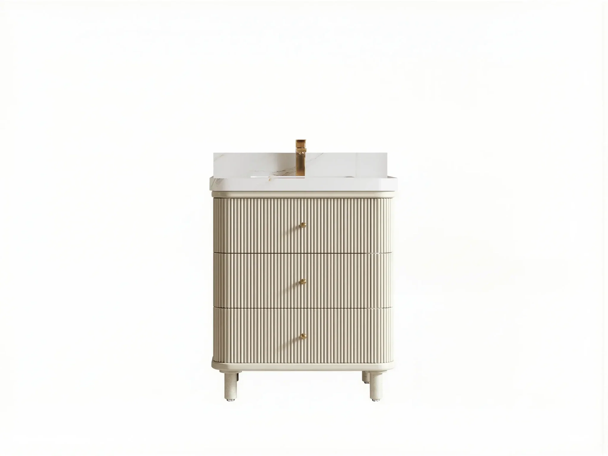Bathroom Vanities - Bathroom Vanity with Countertop and Backsplash